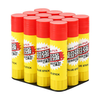 晨光（M&G）21g超强高粘度固体胶PVA胶棒学生手工固体黏胶ASG97155 3支