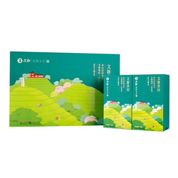 文新绿茶2025新茶文新茶村信阳毛尖特级100g明前礼盒茶