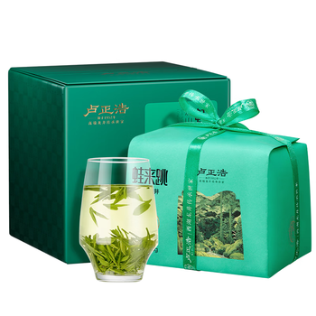 卢正浩绿茶蛙来跳龙井二级200g2025新茶雨前钱塘龙井茶叶纸包自饮送礼