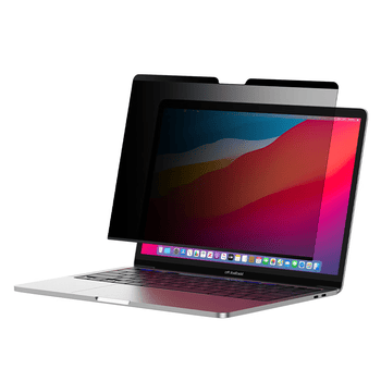 毕亚兹 适用苹果电脑防窥膜Macbook Air/Pro13.3英寸笔记本屏幕磁吸防窥片可拆卸隐私保护膜通用易贴防刮