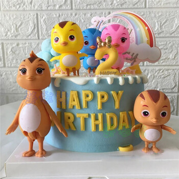网红萌鸡小队生日蛋糕小鸡宝宝男孩女孩蛋糕同城儿童卡通全国北京上海