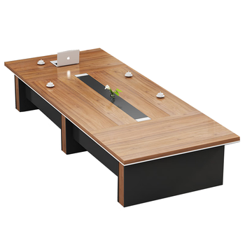 圣黎简约会议桌长桌加厚款办公桌培训开会长条桌椅组合2.0*1.0米桌