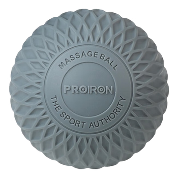 PROIRON普力艾 筋膜球足底背部肩颈按摩球足弓肌肉放松颈膜球 鸟巢纹灰色