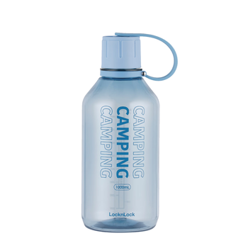 乐扣乐扣（LOCK&LOCK）户外运动水杯Tritan男女学生塑料杯子1L蓝色ABF690OBLU