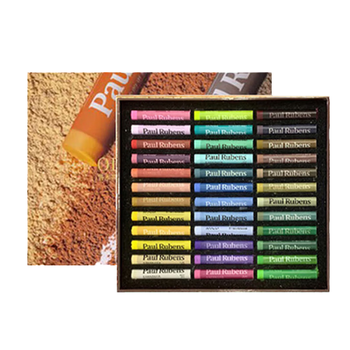 鲁本斯（PaulRubens）莫兰迪36色油画棒软性重彩油画棒套装儿童蜡笔美术炫彩涂鸦绘画可水洗0119001007