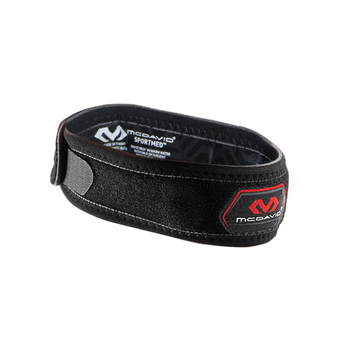 迈克达威（McDavid）髌骨带414护膝稳固髌腱加压束缚带骑行登山跑步运动防护均码 黑色