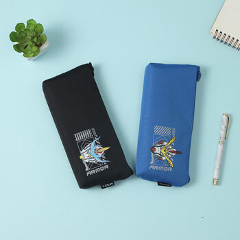 晨光（M&G）三角包笔袋文具袋铅笔盒袋鼠包防摔耐用收纳袋牛津布款式随机APB932EZ单个装