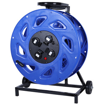 凯汇电器 移动轮车式510电缆盘380V 型号W-C4G41100 卷线盘3*4+1*2.5*100米