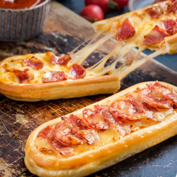 芝士船型披萨6种口味pizza早餐速食速冻成品烤箱加热即食咖啡厅小吃