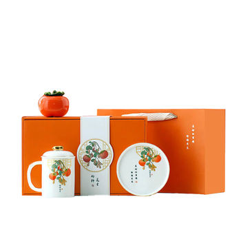 阿波罗之梦好柿发生水杯子伴手礼故宫风文创生日礼物毕业送老师送男女友茶杯