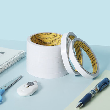 晨光双面胶高粘性棉纸胶带学生办公通用双面胶带开学必备AJD95745