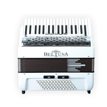 BELTUNA意大利手风琴贝尔杜纳工作室系列Studio原装进口18mm键盘34键60BS 60贝司 白色