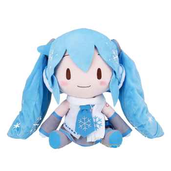 迪士尼(disney)初音未来fufu玩偶日本世嘉sega雪初音傻fufu布偶毛绒