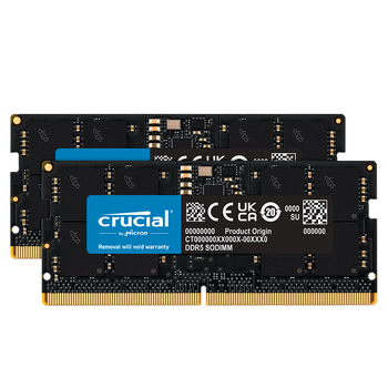 Crucial英睿达 48GB（24GB×2）套装 DDR5 5600频率 笔记本内存条 美光（原镁光）原厂颗粒