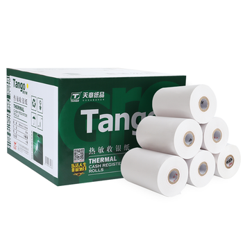 天章 （TANGO）新绿天章热敏收银纸 80*50mm(20米/卷)50卷 京东美团餐饮外卖小票纸 超市收银机热敏打印纸