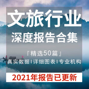 2021年中国文旅行业研究分析报告智慧文化旅游产业链合集参考