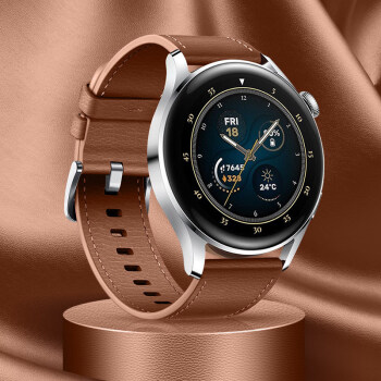 33pro时尚腕带真活力原装46mm真牛皮时尚款棕色watch33progt2gt2pro