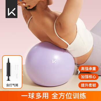 Keep 25cm迷你瑜伽球健身训练防爆防滑加厚孕妇可用 木槿紫