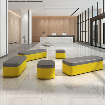 赢寸间 办公沙发会客接待创意休闲区长条沙发凳1.5米 赢寸间 办公沙发会客接待创意休闲区长条沙发凳1.5米