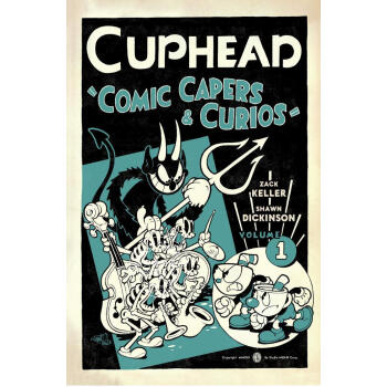 预售茶杯头官方漫画卷1英文原版cupheadvolume1comicc