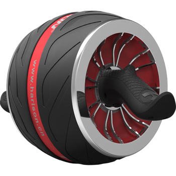 HARISON汉臣健腹轮自动回弹低噪巨轮收腹滚轮腹肌轮健腹器健身器材HR-411