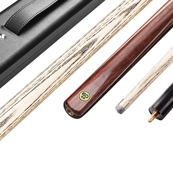 威仕顿紫心木台球杆 小头杆桌球杆训练进阶通杆黑八斯诺克 10MM带杆盒