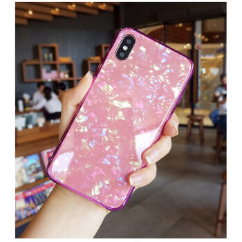 ins网红苹果x手机壳时尚新款iphone xs max电镀边框8plus女款全包防摔