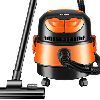 海尔（Haier）桶式吸尘器 15L大容量干湿吹多功能家用工业开荒强劲大吸力吹风吸尘器一键自动收线HZ-T615 pro