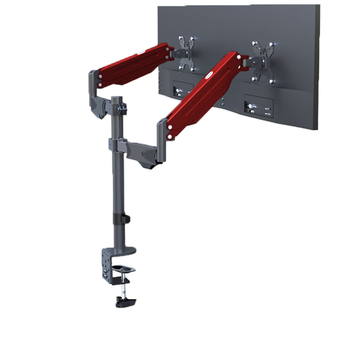 支尔成双屏显示器支架上下双屏17-27英寸电脑支架左右双屏电脑桌支架增高架悬停显示屏机械臂支架