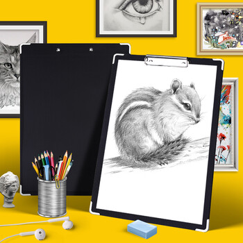 递乐速写板8K黑色布纹写生画夹折叠素描画板夹绘图板a4画夹学生画袋收纳儿童初学者套装工具5219