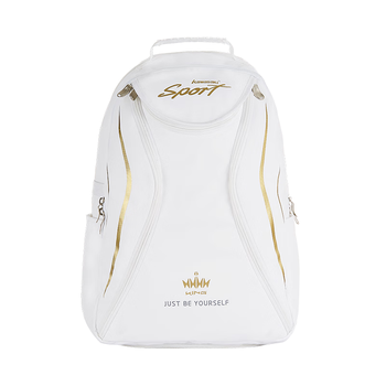 Kawasaki川崎羽毛球包双肩包大容量运动背包独立鞋袋KBP-8220白金