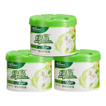 绿岛固体空气清新剂88g*3盒 香薰膏厕所卫生间专用除臭味芳香氛清香