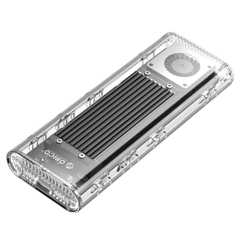 奥睿科(ORICO)USB4硬盘盒40Gbps兼容雷电4/3 M.2 NVMe移动硬盘盒 适用苹果Mac mini笔记本SSD固态扩容TCM2-黑色