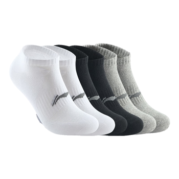李宁袜子运动袜短袜低筒羽毛球篮球袜吸汗耐磨跑步防脱透气男女袜棉袜