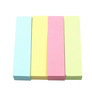 天章 （TANGO）4色便利贴便签纸76*19mm记事贴百事贴N次贴备忘自粘标签贴 记录留言重点归类400张 办公学习文具