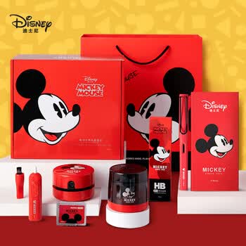 迪士尼（Disney）电动文具套装7件套 米奇电动礼盒 小学生文具礼盒男女孩生日礼物学习用品幼儿园一年级入学礼包