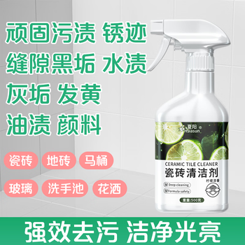 Hsiasun瓷砖清洁剂500g地砖清洗强力去污洗抑菌99%除顽固污渍除锈缝隙