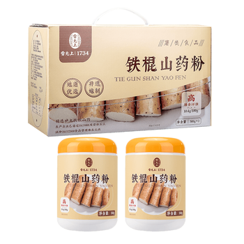 雷允上铁棍山药粉礼盒1kg怀山营养早餐速食即食冲饮代餐无色素无香精