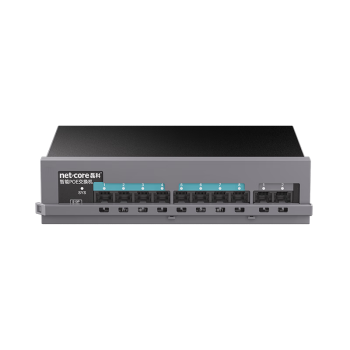 磊科（netcore）S10P 10口百兆8口POE交换机 企业安防监控摄像头 网线供电交换器 工程网络分线器 金属机身
