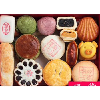 八大件三禾稻香村京八件传统手工糕点点心特产零食小吃送礼礼盒 2000g