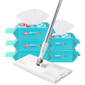 美丽雅静电除尘拖把25cm杆长112cm130张拖布平板免手洗2025迷你夹布
