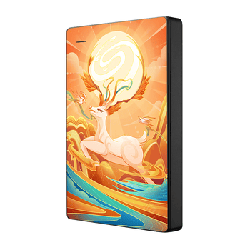 希捷（SEAGATE）移动硬盘 1TB USB3.0 2.5英寸 数据恢复服务 彩绘定制款好运锦鲤