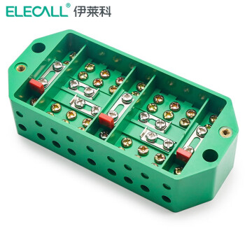 伊莱科(elecall)家用三相三线/四线接线盒快速接线端子大功率连接器