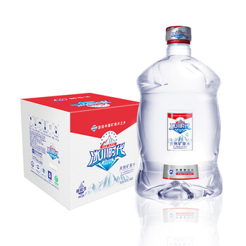 冰川时代天然矿泉水弱碱性家庭大桶装饮用水4.5L*4桶整箱