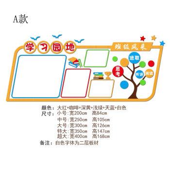 教室布置装饰学生风采作品展示栏小学校园班级学习园地文化墙贴纸edgz