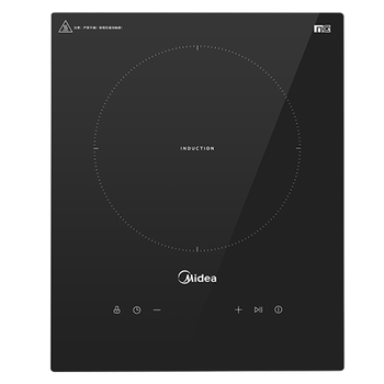 美的（Midea）电磁炉电磁灶电陶炉2200W家用大功率滑触双控烧水电池炉9档嵌入式一体面板定时功能火锅炉DZ22S04E