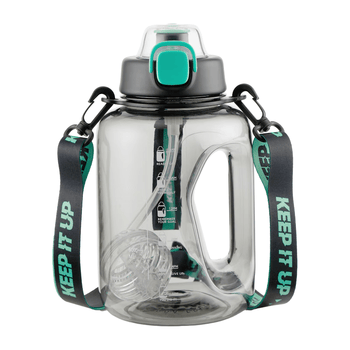 富光吨杯桶大容量塑料杯水杯Tritan刻度吸管运动户外水壶杯子1700ML