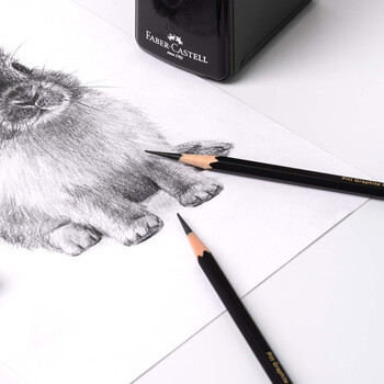 【全网低价】辉柏嘉（Faber-castell）?素描铅笔 高考素描铅笔12支装?哑光?8B115208美术写生