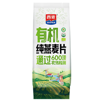 西麦即食有机燕麦片420g独立包装营养早餐冲饮谷物代餐