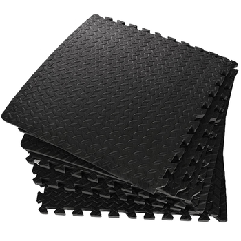 PROIRON普力艾 健身房地垫运动地胶垫跑步机专用隔音垫地板垫 2厘米厚6片